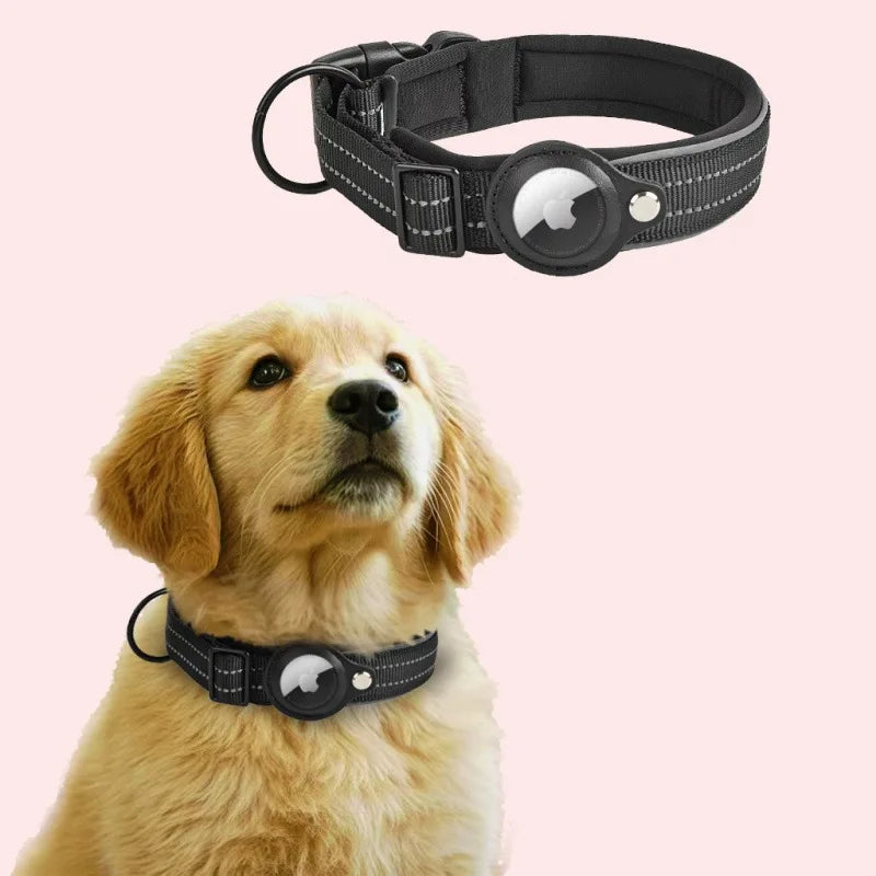 Reflective AirTag Dog Collar