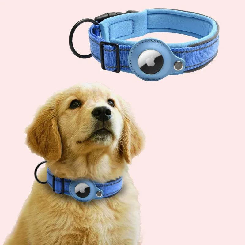 Reflective AirTag Dog Collar